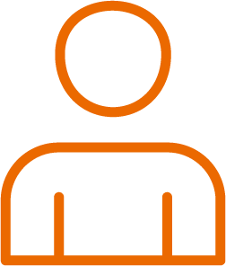 Icon Person orange