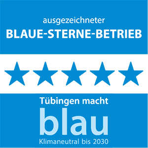 Awarded "Blaue-Sterne-Betrieb"