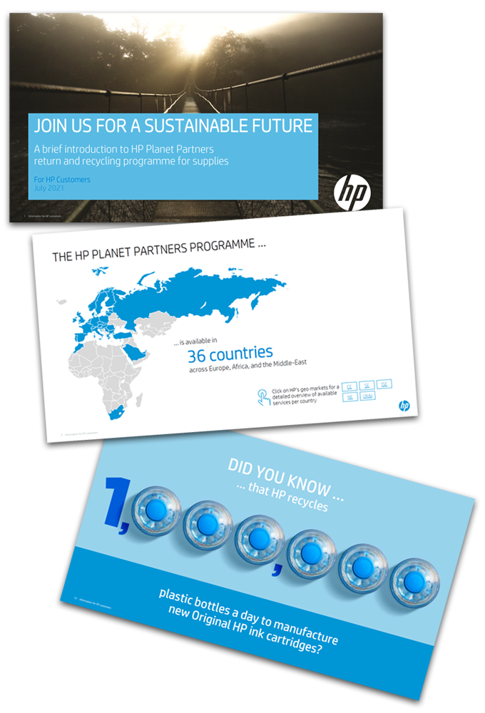Slides für HP Planet Partners